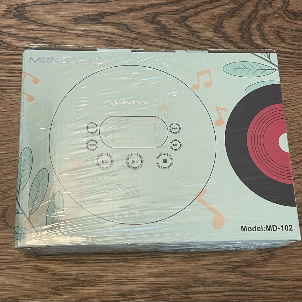 Portable CD player, new in sealed box